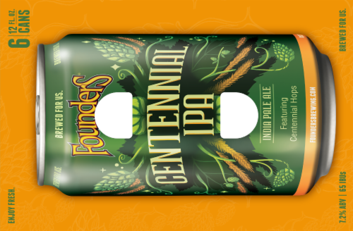 Founders Brewing Centennial IPA Beer Perspective: top