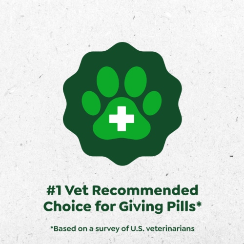 GREENIES PILL POCKETS Hickory Smoke Flavor for Dogs Capsule Size Natural Soft Dog Treats Perspective: top