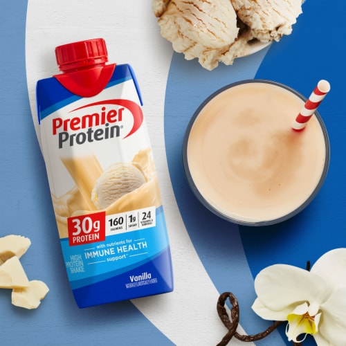 Premier Protein® Vanilla Protein Shakes Perspective: top