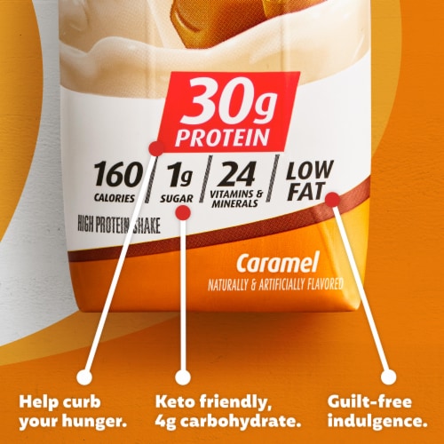 Premier Protein® Caramel High Protein Shakes Perspective: top