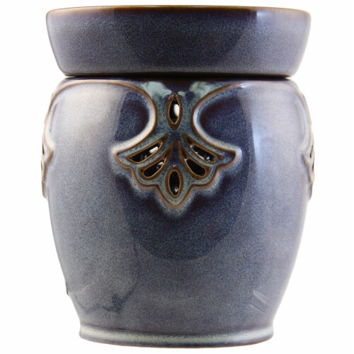 Tuscany Candle Art Deco Fragrance Bar Warmer - Blue Perspective: top