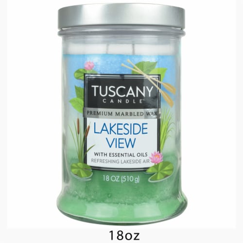 Tuscany™ Jar Candle Triple Pour Lakeside View Perspective: top