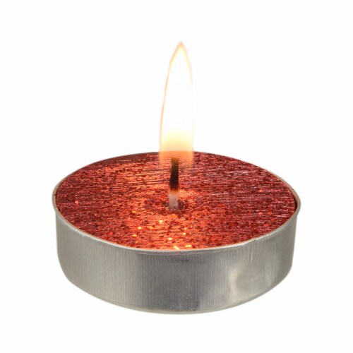 Tuscany Candle Glitter Tea Lights - Red Perspective: top