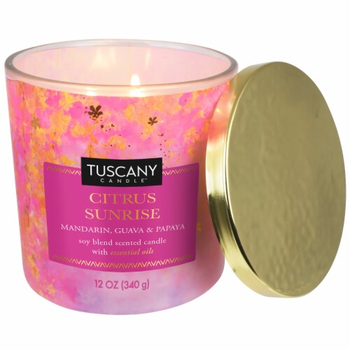 Tuscany Candle™ Citrus Sunrise Jar Candle Perspective: top