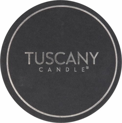 Tuscany Color Splash Collection Scented Jar Candle - Deepwater Coral Perspective: top