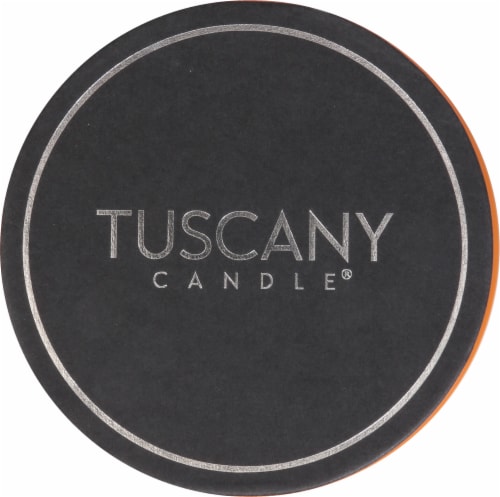 Tuscany Color Splash Collection Scented Jar Candle - Caribbean Citrus Perspective: top