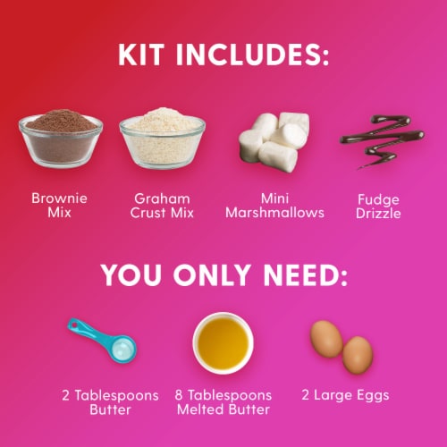 Duncan Hines Epic S'mores Brownie Baking Kit Perspective: top