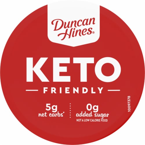 Duncan Hines® Keto Friendly Birthday Cake Mix Perspective: top
