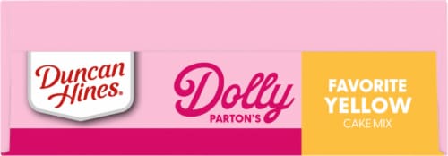 Duncan Hines® Dolly Parton's Favorite Yellow Cake Mix Perspective: top