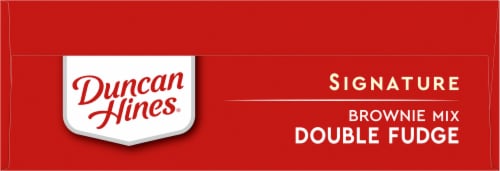Duncan Hines Decadent Double Fudge Brownie Mix Perspective: top