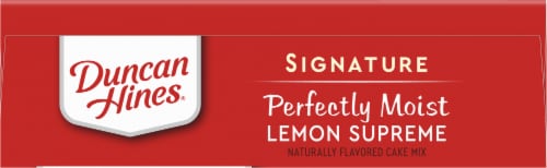 Duncan Hines® Signature Perfectly Moist Lemon Supreme Cake Mix Perspective: top