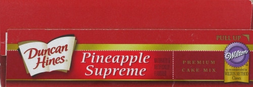 Duncan Hines Pineapple Supreme Cake Mix Perspective: top