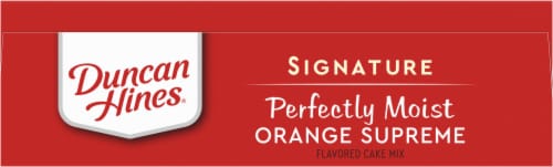 Duncan Hines Signature Orange Supreme Cake Mix Perspective: top