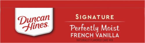 Duncan Hines® Signature Perfectly Moist French Vanilla Cake Mix Perspective: top