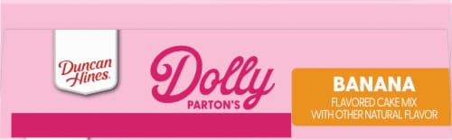 Duncan Hines® Dolly Parton's Perfectly Moist Banana Flavored Cake Mix Perspective: top