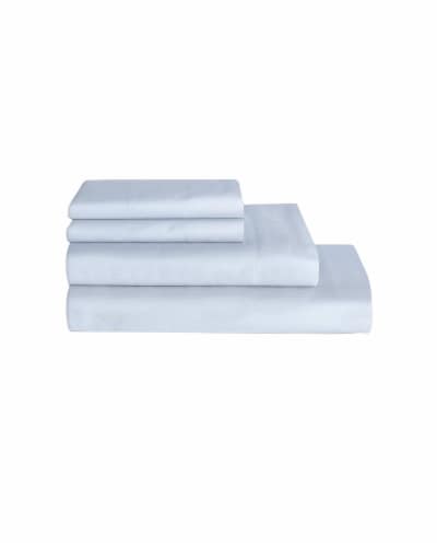 Silvon Silver Infused Sky Blue King Bed Sheets Set Acne Fighting Cooling Silk Soft King Smith s Food and Drug