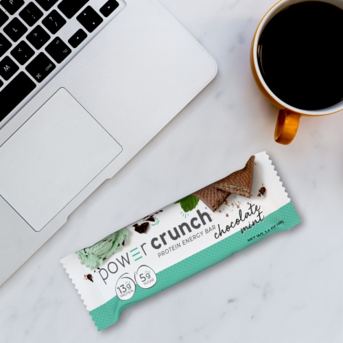 Power Crunch® Chocolate Mint Protein Energy Bars Perspective: top