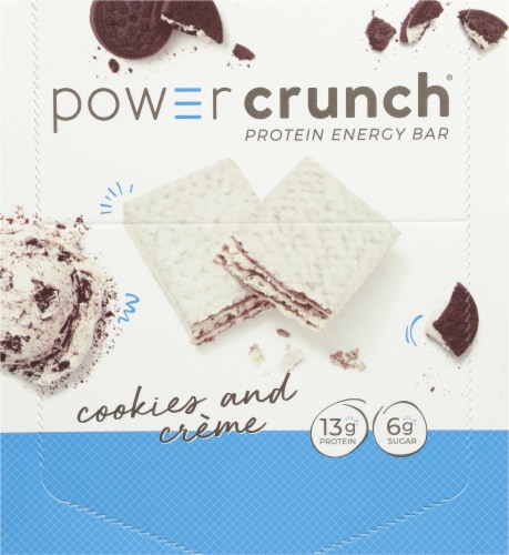 Power Crunch® Cookies and Creme Protein Energy Bar Perspective: top