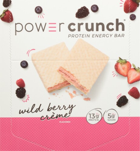 Power Crunch® Wild Berry Creme Protein Energy Bar Perspective: top