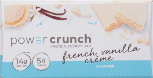 Power Crunch French Vanilla Creme Protein Energy Bar Perspective: top