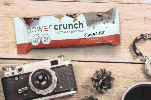 Power Crunch S'mores Protein Energy Bars Perspective: top