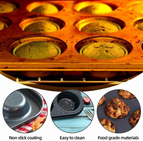 Kitcheniva Stainless Steel Non Stick Large Muffin Pan, 1 Pcs - Fry's Food  Stores