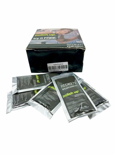 Redken for Men Polish Up Defining Pomade 0.35 OZ 25 Sachets Perspective: top