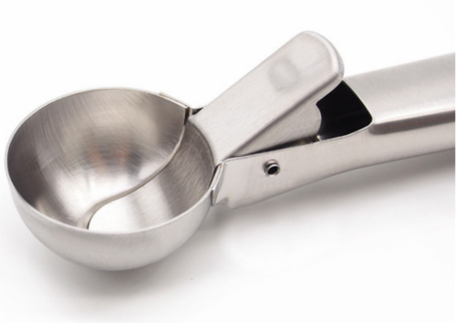 Kitcheniva Stainless Steel Ice Cream Scoops Perspective: top