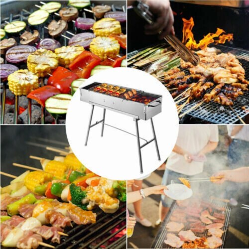 Kitcheniva Stainless Steel Charcoal Grill Perspective: top