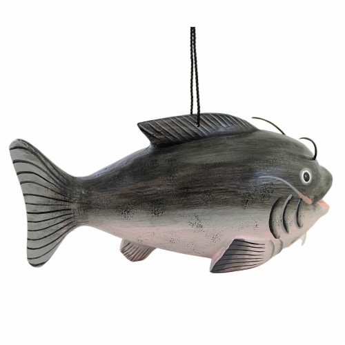 Home & Garden Catfish Birdhouse Wood Hanging Yard Deocr Se3880238 Perspective: top