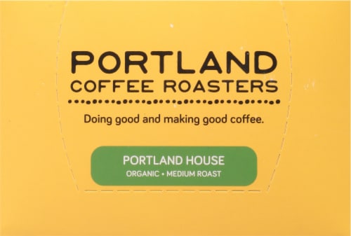 Portland Coffee Roasters French Dark Roast Organic Coffee Pods Perspective: top