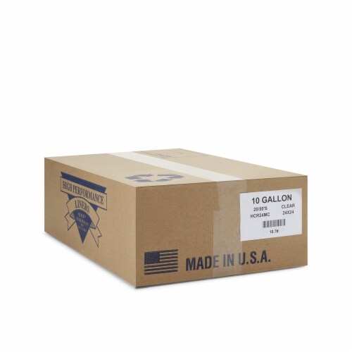 Colonial Bag Trash Bag Medium Duty 24 x 24 10 gal. 8 Mic. Case of 20 Perspective: top