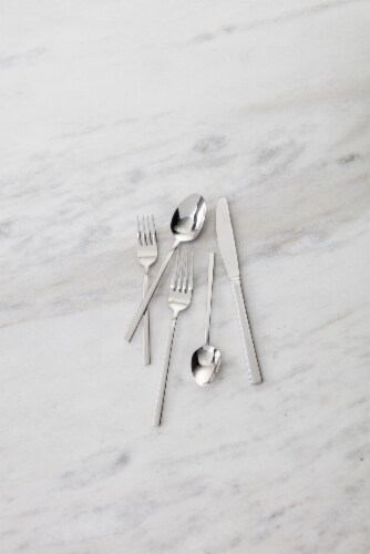 FORTESSA Theo Collection Stainless Steel Flatware Set Perspective: top