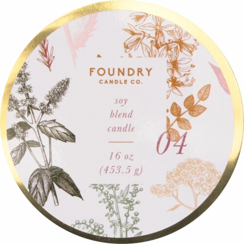 Foundry Wildflowers Candle Perspective: top