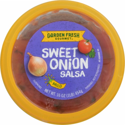 Garden Fresh Gourmet® Sweet Onion Salsa Perspective: top