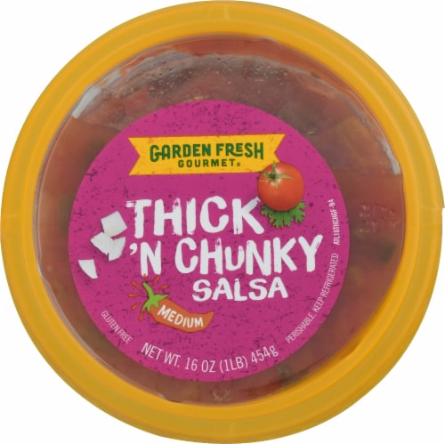 Garden Fresh Gourmet® Medium Thick N' Chunky Salsa Perspective: top
