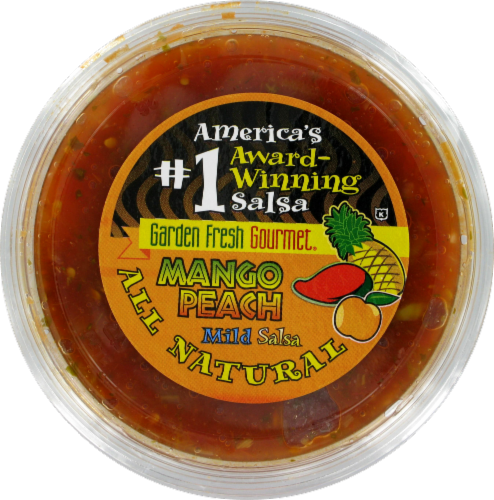 Garden Fresh Gourmet® Mango Peach Salsa Perspective: top