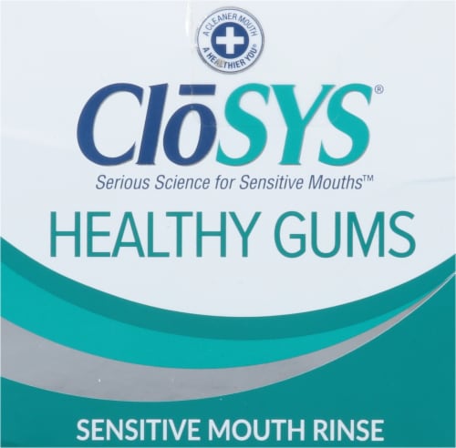 CloSYS® Healthy Gums Gentle Mint Sensitive Mouth Rinse Perspective: top