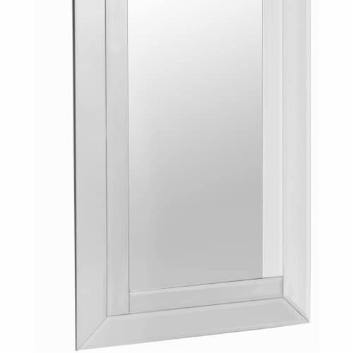 Lincoln Silver Classic Frame Mirror Perspective: top