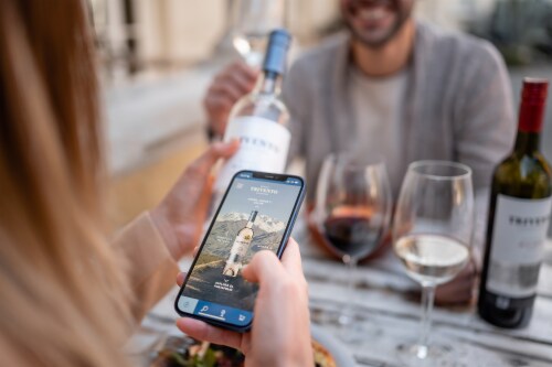 Trivento Malbec Argentina White Wine Perspective: top