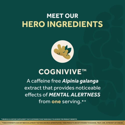 Neuriva Ultra Brain Health Supplement, Memory, Focus & Concentration Support Perspective: top