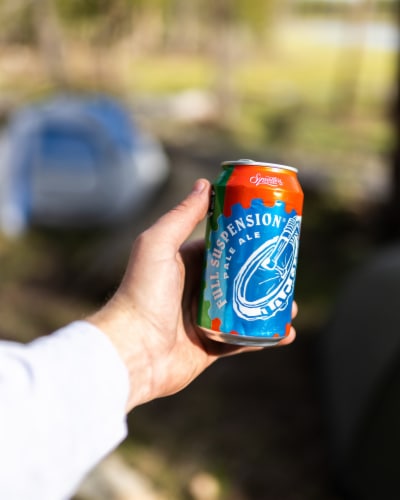 Squatters® Full Suspension® Pale Ale Craft Beer Perspective: top