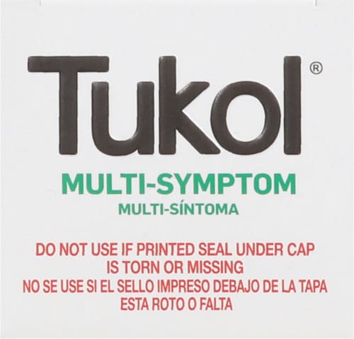 Tukol® Adult Extra Strength Multi Symptom Cold Medicine Perspective: top