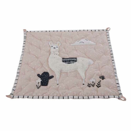 Wonder&Wise Indoor Baby Kids Foldable Activity Toy Teepee Play Tent w/ Llama Mat Perspective: top