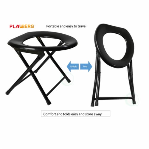 Portable folding toilet seat for backpacking camping sales