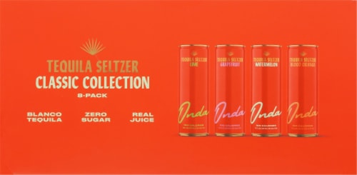 Onda Tequila Seltzer Classic Collection Variety Pack Perspective: top
