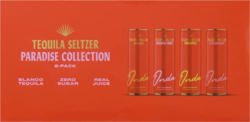 Onda Paradise Collection Tequila Hard Seltzer Variety Pack Perspective: top