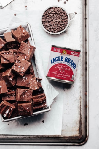 Eagle Brand Sweetened Condensed Milk Perspective: top