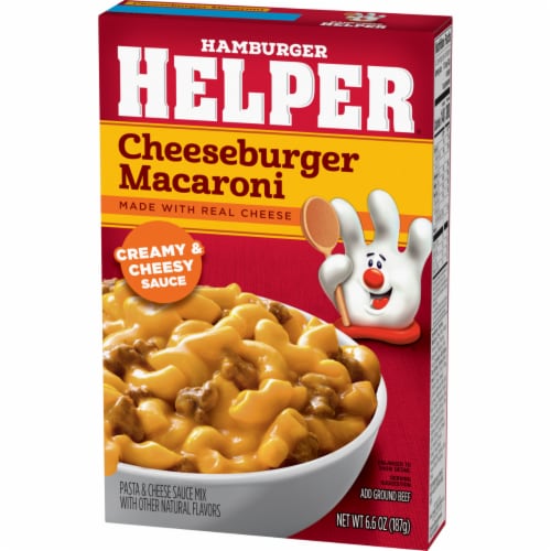 Hamburger Helper Cheeseburger Macaroni Perspective: top