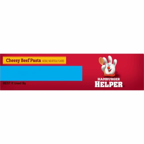 Hamburger Helper Cheesy Beef Pasta Perspective: top